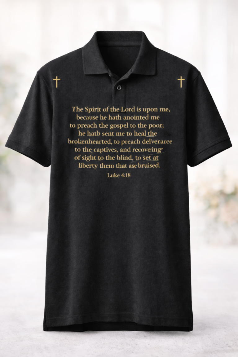 Luke 4:18 Polo Shirt