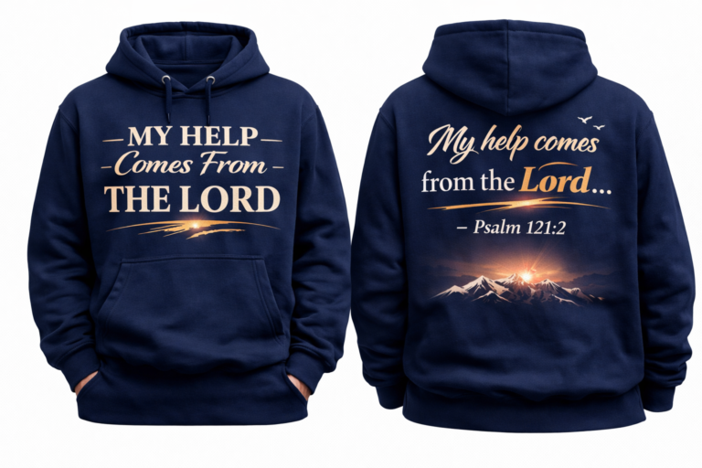 Psalm 121:2 Hoodie – My Help Comes From The Lord Christian Hoodie